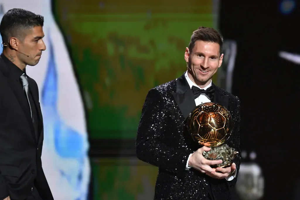 Parece que Haaland no está contento con el dominio de Messi (Getty Images)