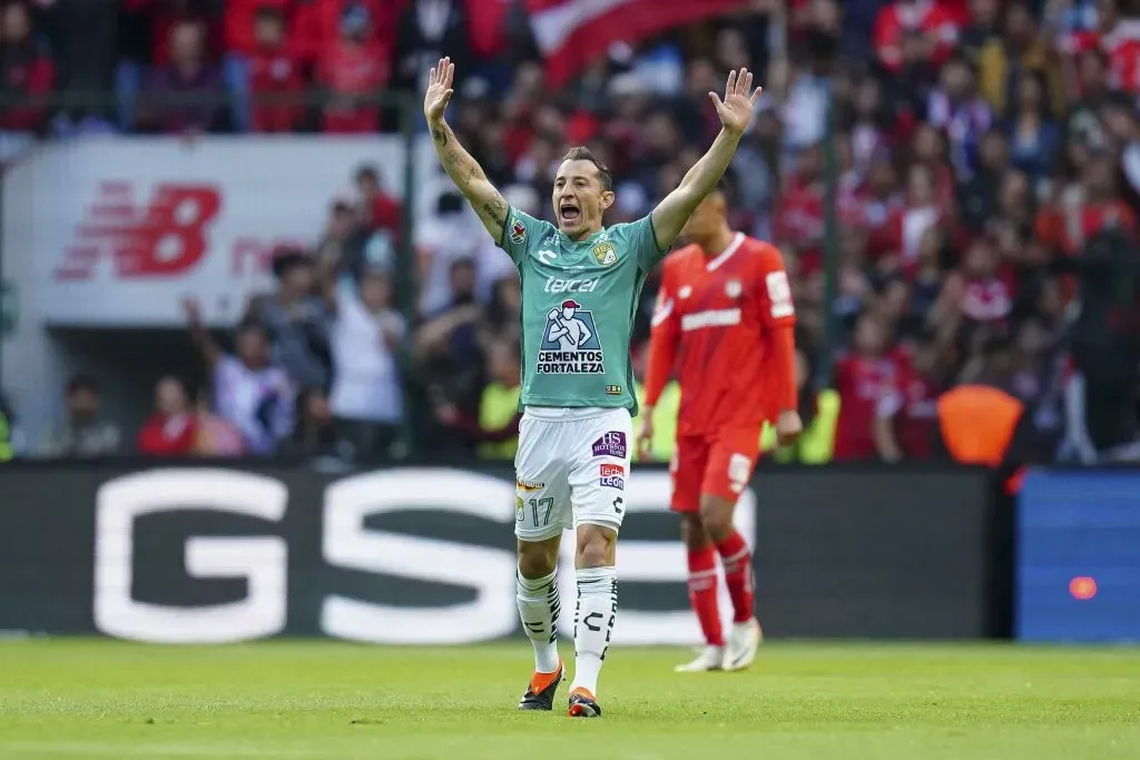 Andrés Guardado durante el partido de la jornada 5 entre Toluca y León. Foto: Imago7