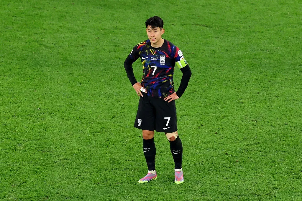 Son se quedará sin chances de jugar la final de la Copa Asiática (Getty Images)