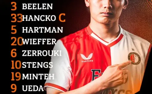 Ueda tomará el lugar de Santi, que saldrá desde el banquillo – @Feyenoord