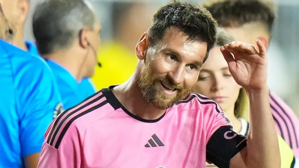 Messi en la Champions Cup. | Getty Images