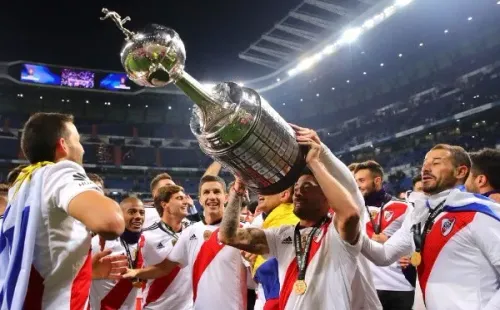 Campeón de la Libertadores frente a Boca, en España y ante los ojos de todo el mundo. (Foto: Getty)