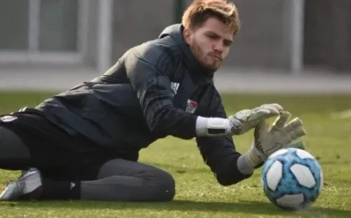 Ezequiel Centurión, arquero de River y de la Sub-23.