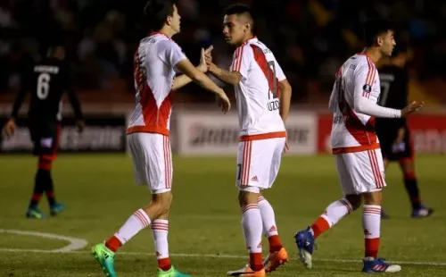 Carlos Auzqui y Nacho Fernández, juntos en River.