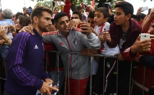 Ponzio, capitán de River y uno de los más queridos por los hinchas.