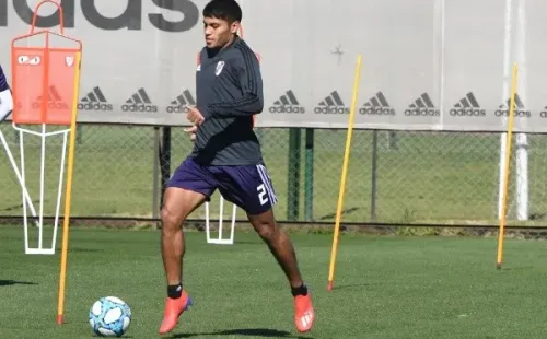 El Sicario jugó 20 partidos oficiales e hizo un gol contra Tigre.