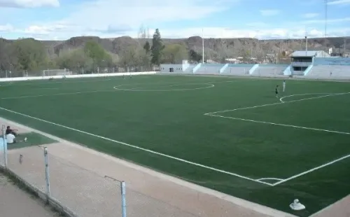 El estadio MunicipalCiudad de Junín de los Andes.