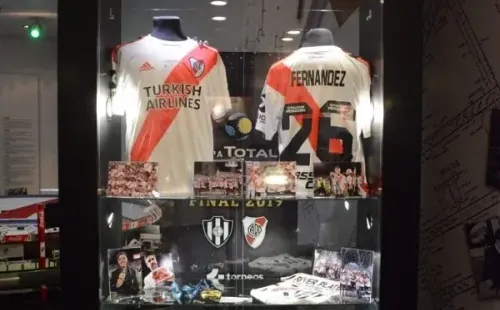 Así luce la nueva vitrina en el Museo River (FOTO: @RiverPlate)