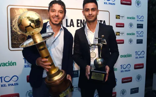 En 2018, Gallardo y el Pity Martínez fueron los grandes condecorados.