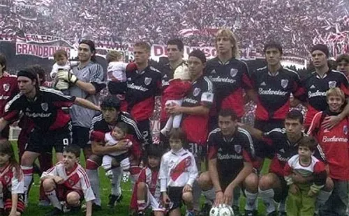 Muchas caras conocidas en aquel River campeón del 2004.