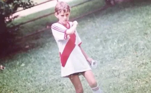 Desde chico, con La Banda en el pecho.