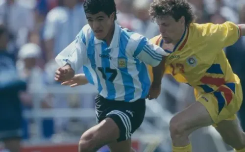 Un Burrito muy joven en Estados Unidos 94. Basile lo llevó a los 20 años.