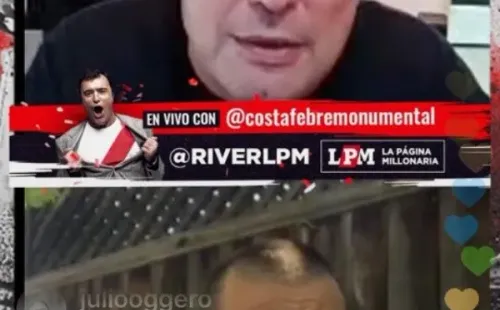 Costa Febre charló casi una hora con Almeyda: se puede ver en @RiverLPM
