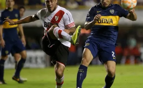 El partido estaba 0-0, pero con River mejor parado. (FOTO: Getty)