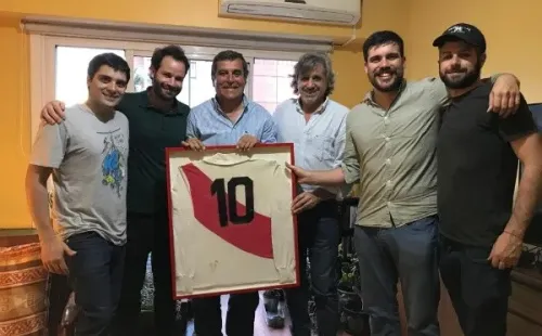 El encuentro con Rubén Bruno, el autor del gol del campeonato.