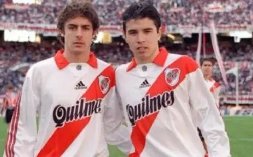 Pablo y Javier, juntos en el Monumental (Archivo)