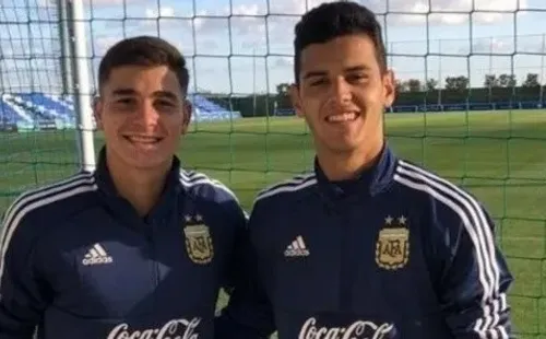Álvarez y Ferreira también compartieron plantel en las juveniles de Argentina (Getty)
