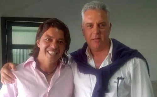 Daniel Enríquez y Marcelo Gallardo