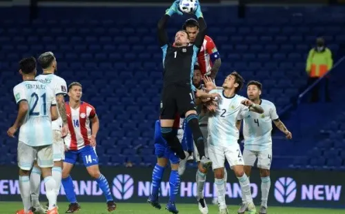 Armani, Martínez Quarta y Montiel