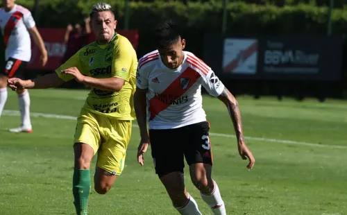 La última vez de Angileri en Reserva: triunfo 3-1 frente a Defensa y Justicia, el 28 de febrero de 2020. (Fuente: Prensa River).