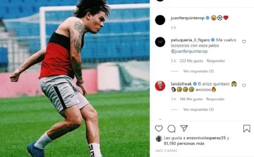 La foto que subió Juanfer a sus redes sociales (Captura)