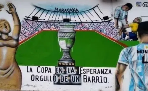 El impresionante mural de Montiel en González Catán (@artisticaelamador)