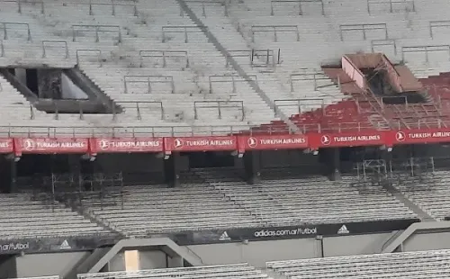 Los trabajos para realizar las nuevas troneras (Foto: LPM)