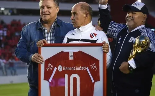 Bertoni, Bochini y Maradona