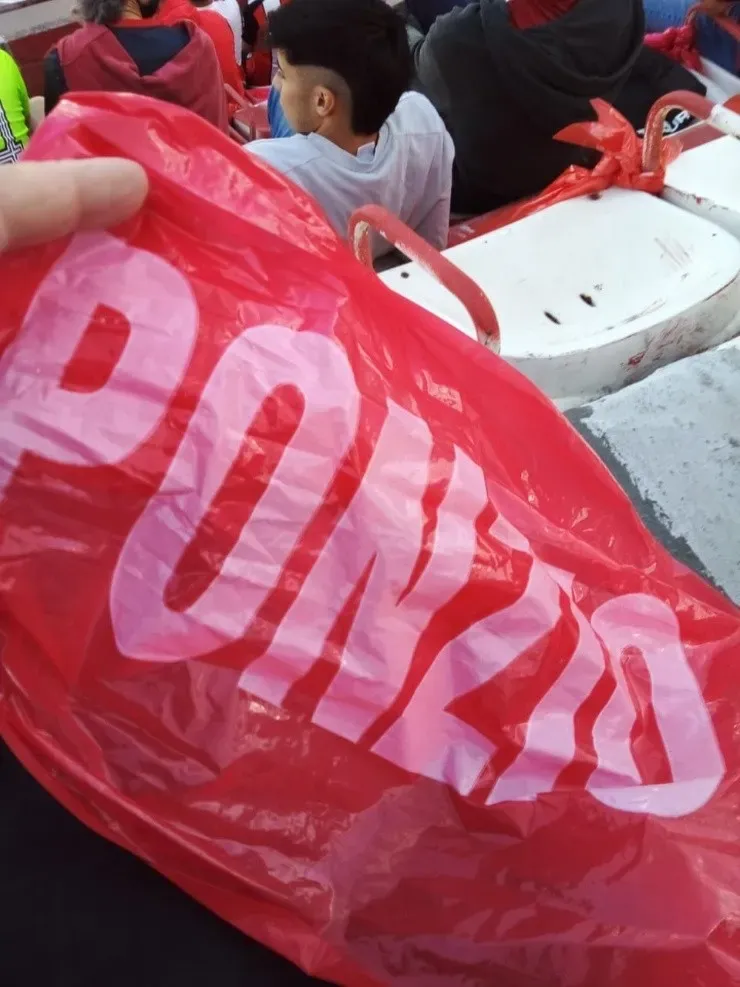 Los globos en homenaje a Leo Ponzio