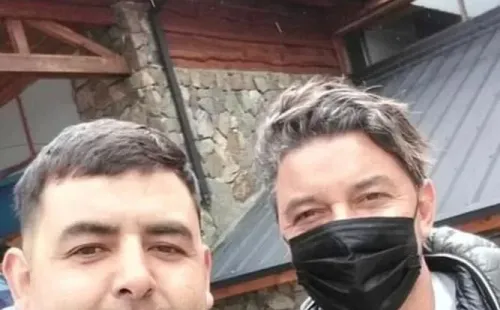 Marcelo Gallardo en San Martín de los Andes