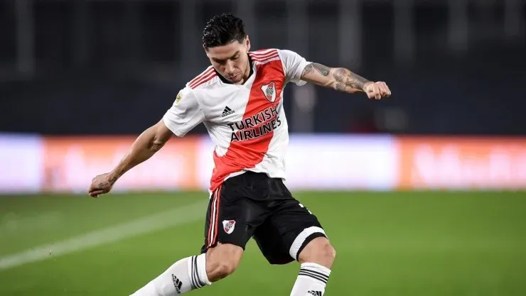 Cache debutó en River en 2016 y recién el año pasado fue transferido al Sevilla de España. (Foto: Getty).