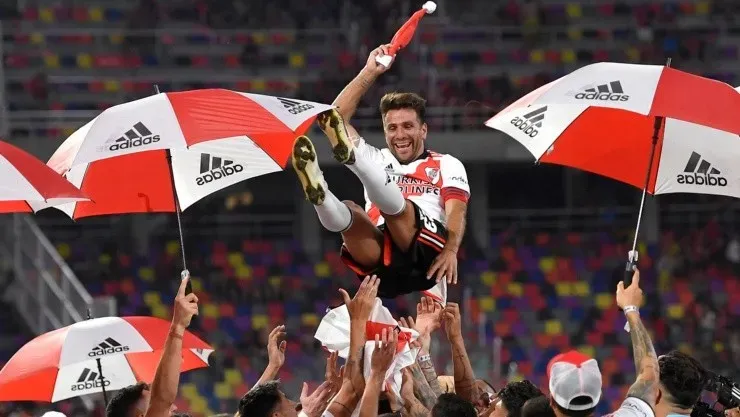 El León estuvo en River entre 2017 y 2008 y su segundo ciclo fue de casi 10 años, de 2012 a 2021. (Foto: Getty).