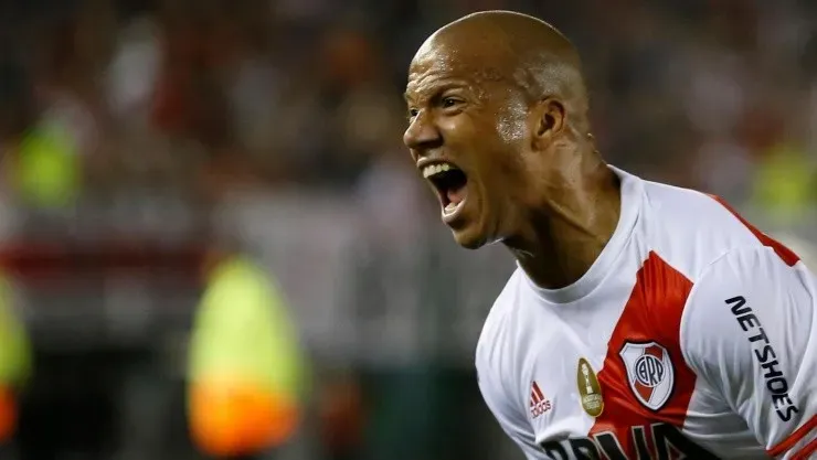 Con un préstamo al fútbol mexicano en el medio, el uruguayo estuvo entre 2011 y 2015 en Nuñez. (Foto: Getty).