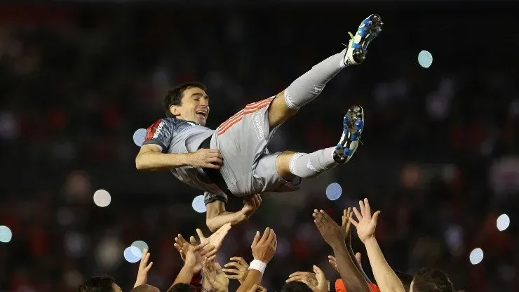 Trapito llegó a River en 2012 desde Vélez y dejó el club en 2017 para firmar en Necaxa de México. (Foto: Getty).