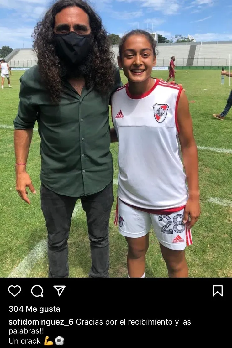 Juan Pablo Sorín y Sofi Domínguez (@sofidominguez_6)