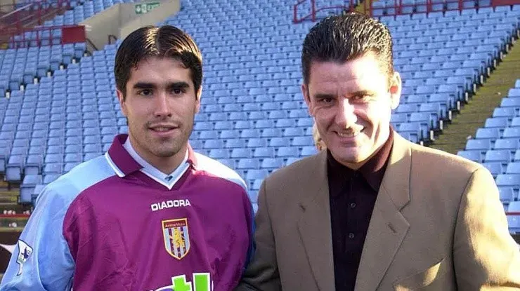 Ángel llegó al Aston Villa de la Premier League a mediados de 1999. (Foto: Getty).