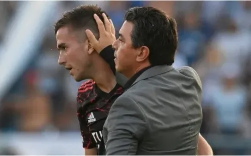 El reto de Marcelo Gallardo a Agustín Palavecino (Getty)