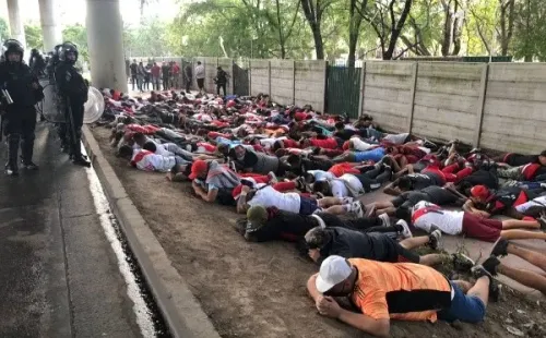 El operativo fue llevado a cabo por la Policia de la Ciudad. (Foto: @Maxibenozzi)