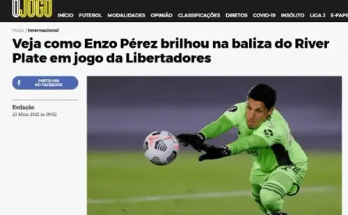 “Mira cómo brilló Enzo Pérez en el gol de River Plate en un partido de la Libertadores”