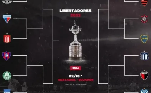 El cuadro de la Copa Libertadores.