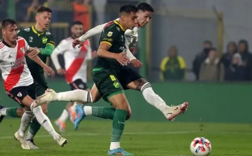 Enzo Fernández fue el mejor de River en Varela pero no pudo romper el cero. (Foto: Getty).