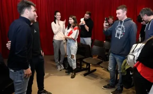 El ex capitán se prepara para su partido despedida (Foto: Prensa River)