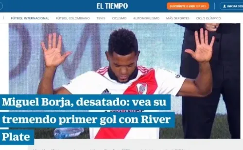 El portal del diario El Tiempo también habló sobre Borja y su partidazo