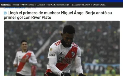 “Llegó el primero de muchos”; tituló Gol Caracol