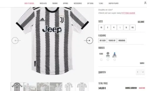 Foto: tienda oficial de Juventus