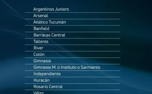 River intregrará la Zona A de la Copa de la Liga Profesional.