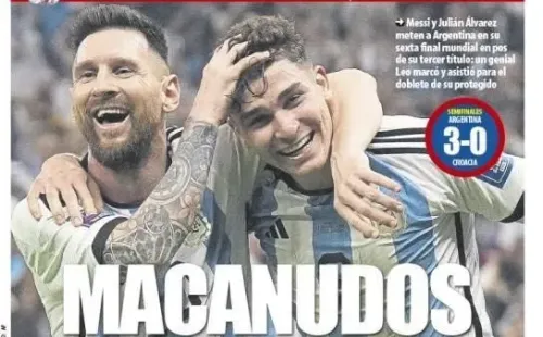 “Messi y Julián Álvarez meten a Argentina en su sexta final mundial”