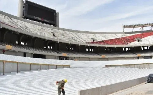 El Monumental se prepara para recibir al Más Grande (Foto: Prensa River)