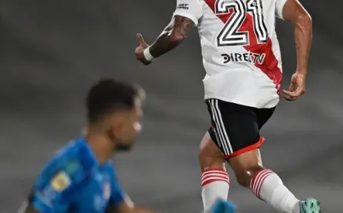 Penal convertido y festejo desaforado del número 21. (Foto: La Página Millonaria).