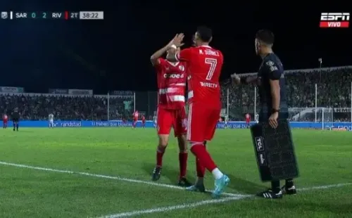 El momento del ansiado regreso para Matías Suárez.